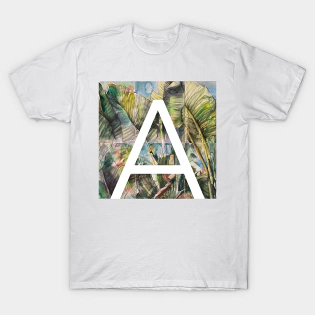 Alphabeth, letter A T-Shirt by Elena Akopian